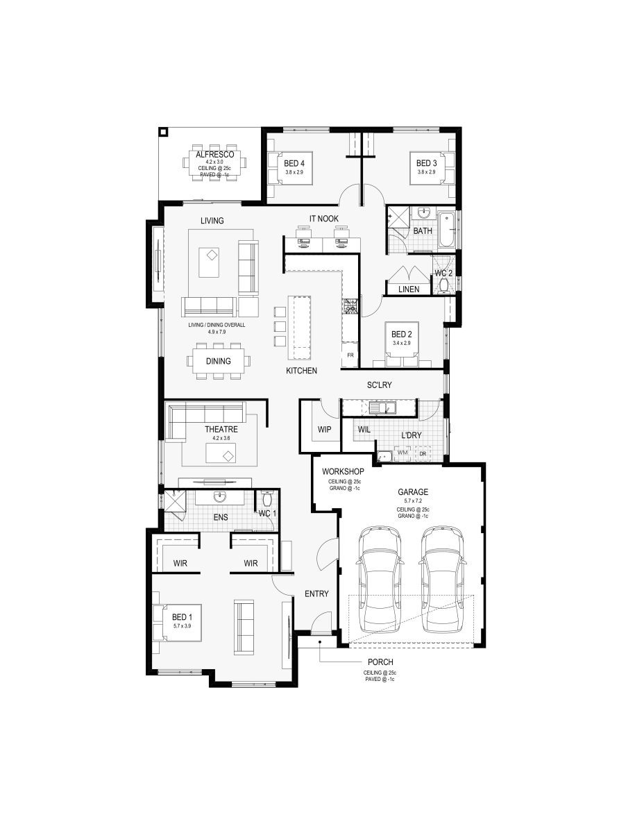 The Darling Floor Plan